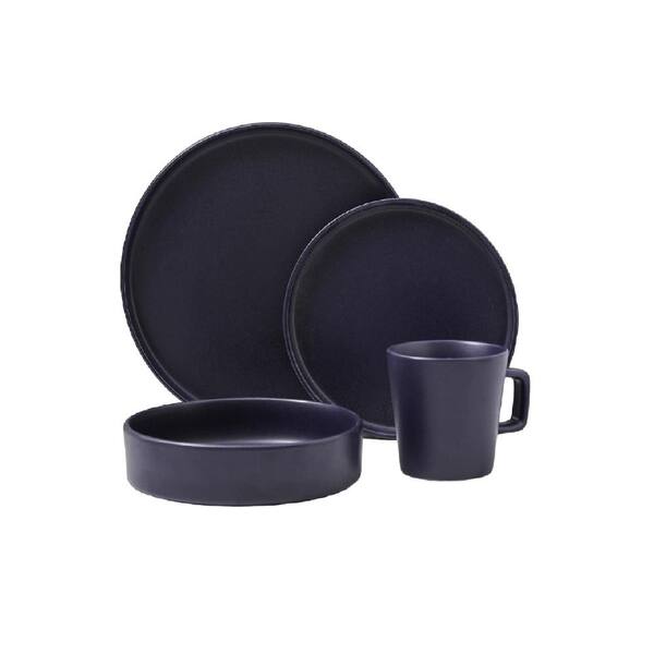 Aoibox 16-Piece Stoneware Round Dinnerware Set, Service for 4