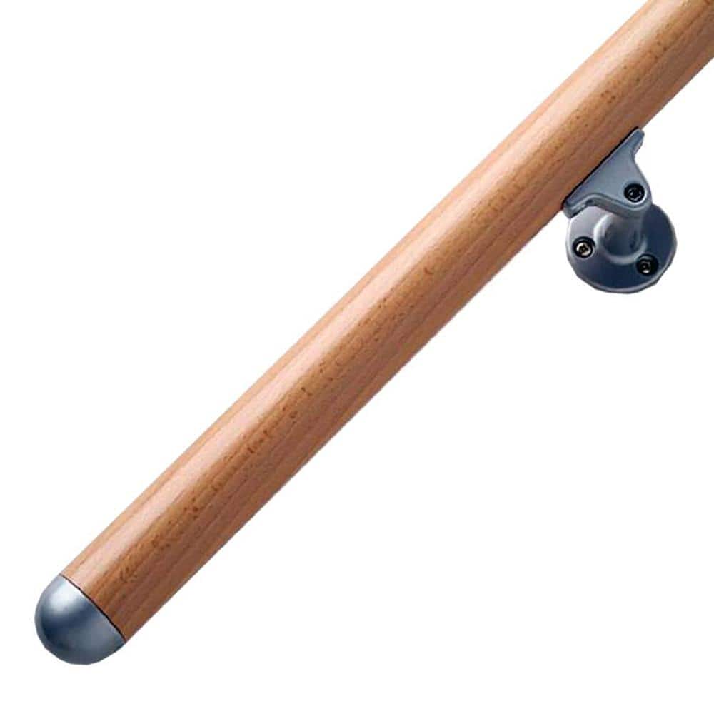 Dolle Prova Finished Beech Wood 79 in. Long Handrail Kit 86350 The