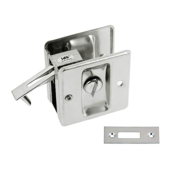 idh by St. Simons Satin Chrome Pocket Privacy Pull