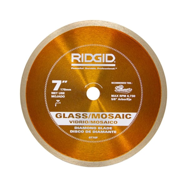 RIDGID 7 in. Glass Mosaic Tile Blade
