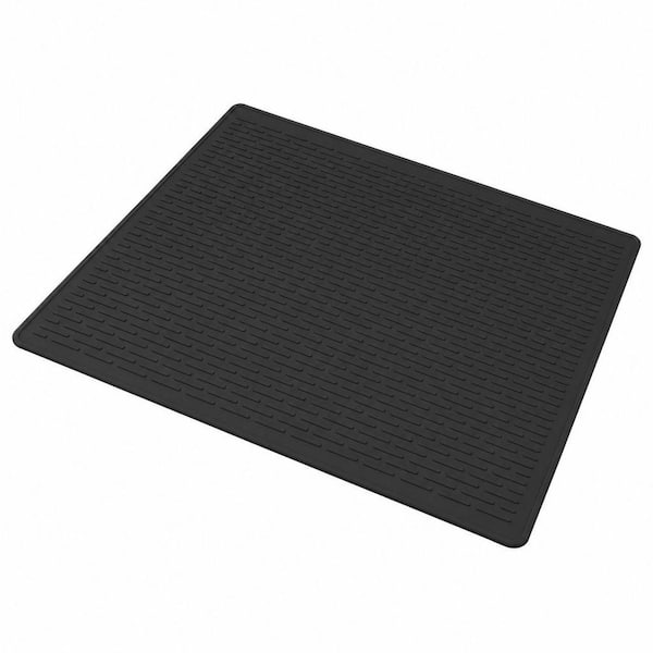 28 in. L x 20 in. W Black Silicone Stove Top Cover for Electric Stove, Glass Cooktop Protector Mat