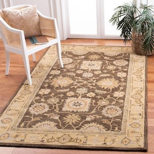 Anatolia Brown/Taupe Doormat 2 ft. x 3 ft. Border Area Rug