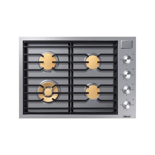 DACOR Modernist 30 in. Gas Cooktop in Stainless Steel with 4 Burners