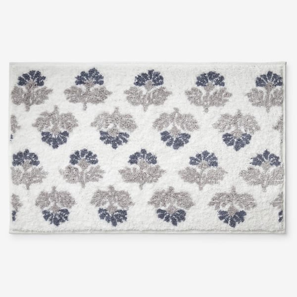 The Company Store Tufted 40 in. x 24 in. Smoke Gray Bath Rug