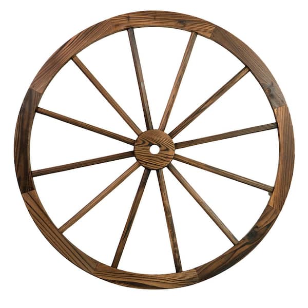 8 inch wooden store wagon wheels