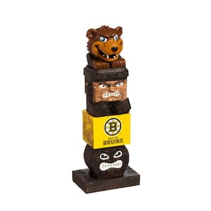 Boston Bruins Tiki Totem Garden Statue