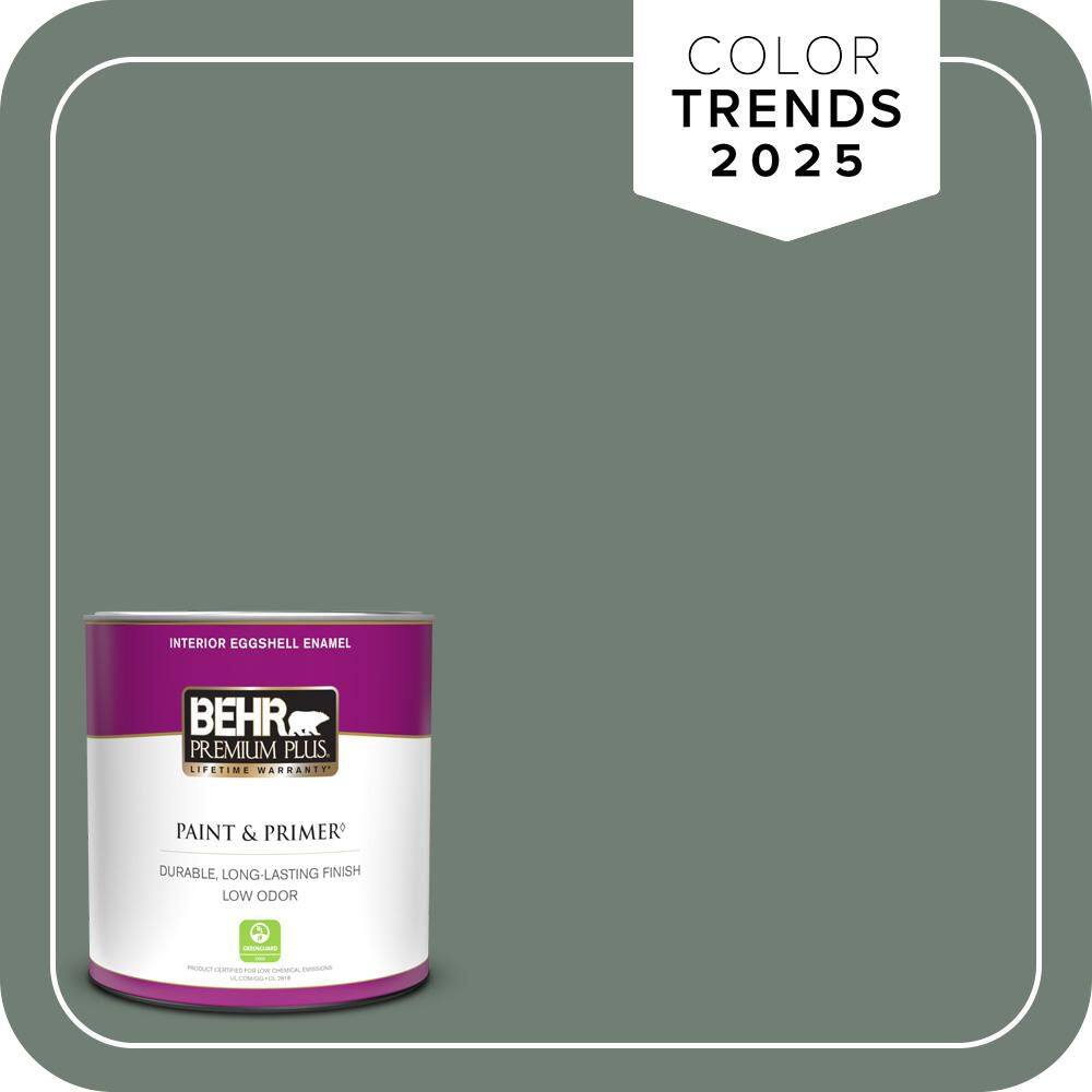 1 qt. #N420-5 Boreal Eggshell Enamel Low Odor Interior Paint & Primer price history on PriceWatchPro