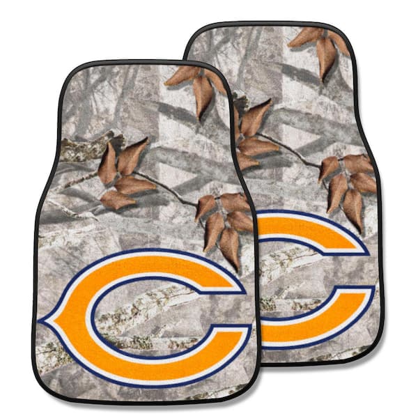 FANMATS Chicago Bears Camo 17 in. x 27 in. 2-Piece Nylon Carpet Car Floor  Mat Set 25493 - The Home Depot