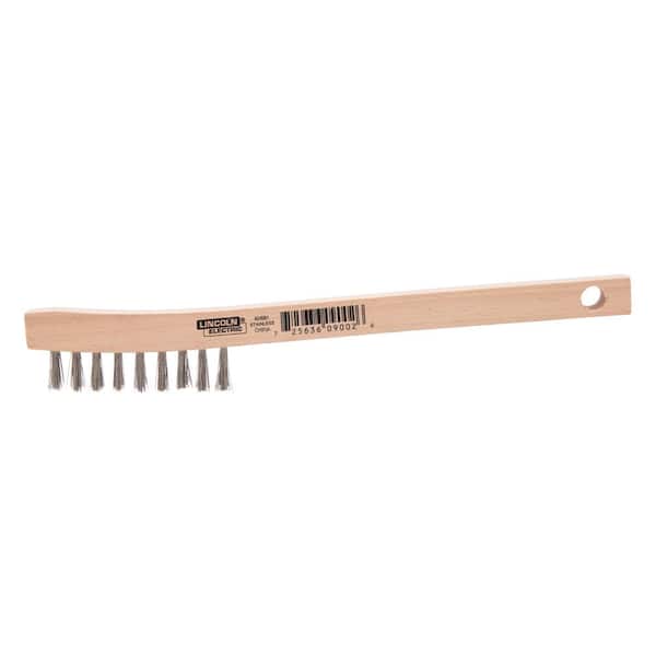 Lincoln K3183-1 2 x 9 Row Brass Wire Brush (12 Brushes