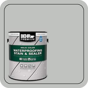 1 gal. #SC-365 Cape Cod Gray Solid Color Waterproofing Exterior Wood Stain and Sealer