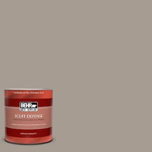 1 qt. #N200-4 Rustic Taupe Extra Durable Flat Interior Paint & Primer