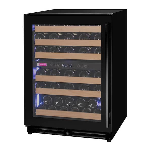 Allavino 56Bottle Dual Zone Left Hinge Wine Cellar Cooling Unit in