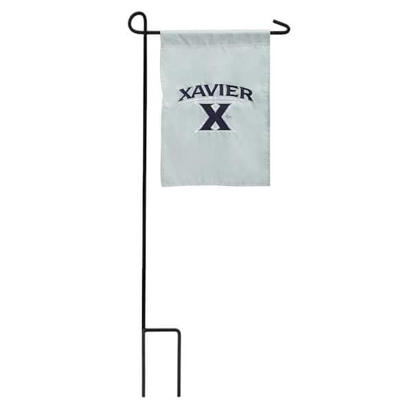 1 ft. x 1-1/2 ft. Xavier University 2-Sided Garden Flag with 3-2/3 ft. Metal Flagpole