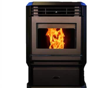 HP61-Bronze Pellet Stove 3,000 sq. ft. EPA Certified with Programmable Thermostat