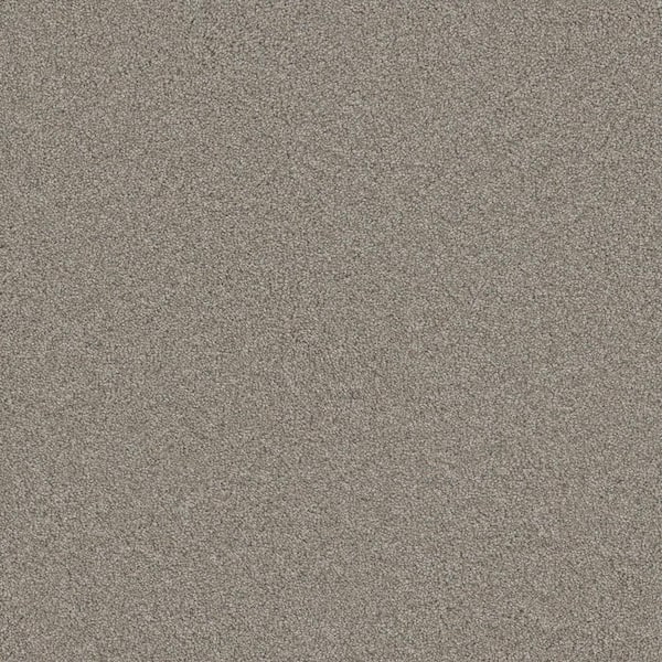 Home Decorators Collection Trendy Threads Plus II - Paradise - Gray 48 oz. SD Polyester Texture Installed Carpet