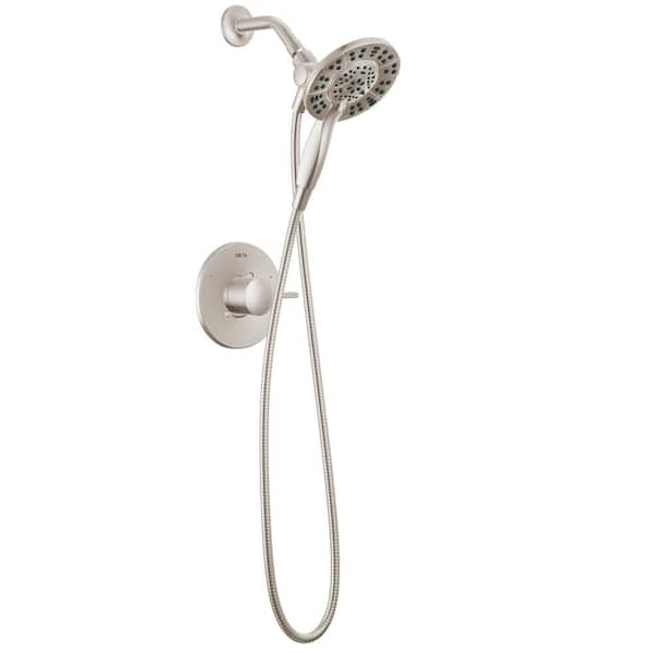 Delta Albion 1-Handle Wall Mount Shower Trim in Spotshield Brushed Nickel (Valve Not Included)