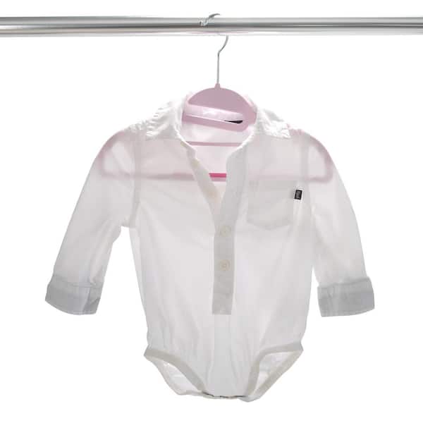 Delta Children Infant and Toddler Hangers, Fuschia - 100 pack