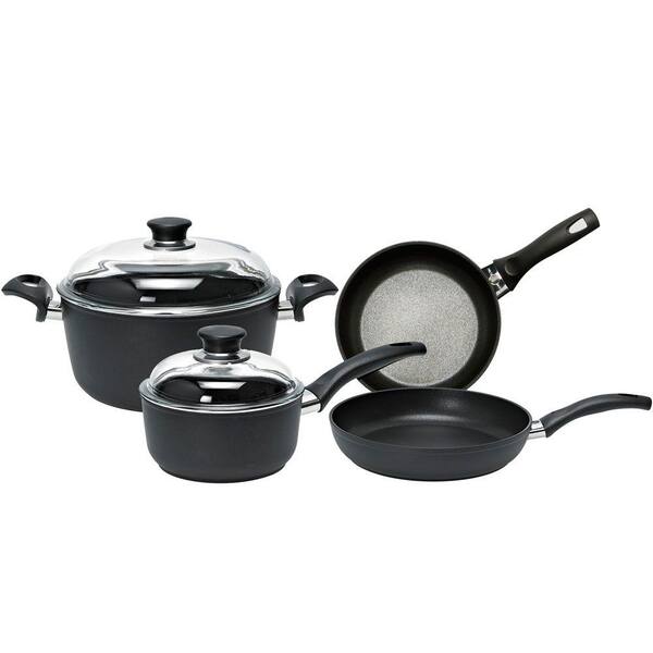 Ballarini Rialto 6-Piece Aluminum Non-Stick Cookware Set with Thermopoint Fry Pans