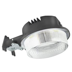 500- Watt Equivalent Integrated LED White 7800 Lumens Floodlight 5500k Area Light with Dusk to Dawn Sensor