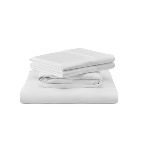 TEMPUR-PEDIC Tempur Luxe Egyptian Cotton White California-King Sheet Set