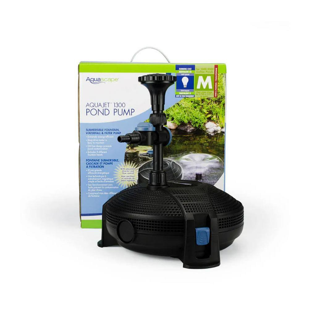 Stunning Pond Pump Choice of 3 Fountain Heads and Integrated Diverter to Supply Water to a Smaller Decoration 2000 GPH price history on PriceWatchPro