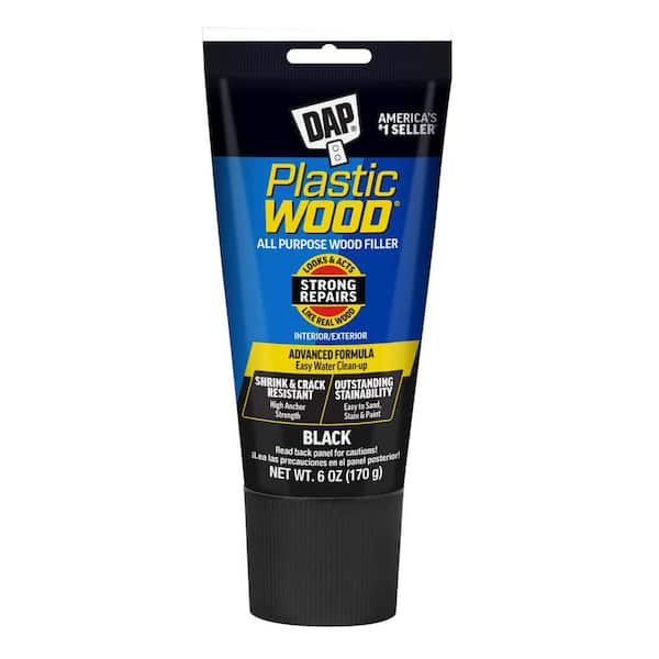Plastic Wood 6 oz. Black Latex Wood Filler (6-Pack)