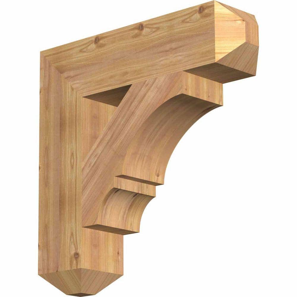 5.5 in. x 24 in. x 24 in. Western Red Cedar Balboa Craftsman Smooth Bracket price history on PriceWatchPro