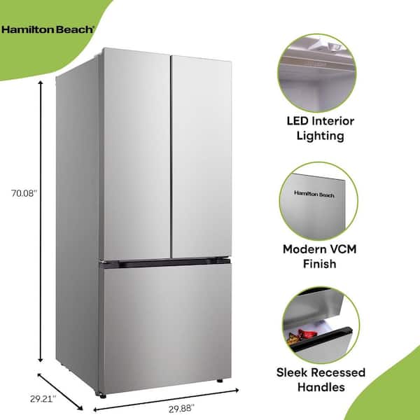 Hamilton Beach 17.7 cu. ft. Bottom Freezer French Door