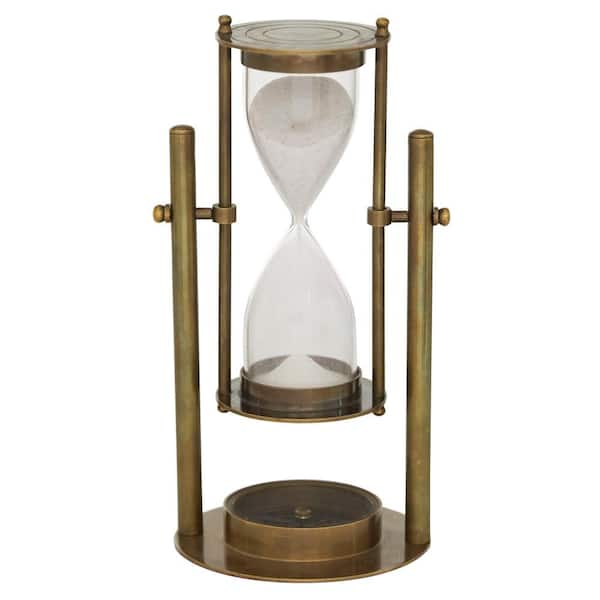 Litton Lane Bronze Brass Traditional Timer 18917 - The Home Depot