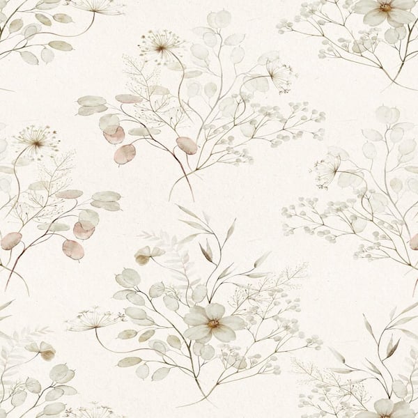 Wall Wear Peel and Stick Wallpaper Sheets 11 in. x 16 in. 12-Pack Spring Ready (14.67 sq. ft.)