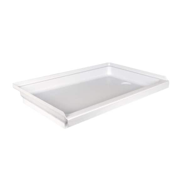 ICON Shower Pan Assembly SP2436RH-PW, Right Hand Drain