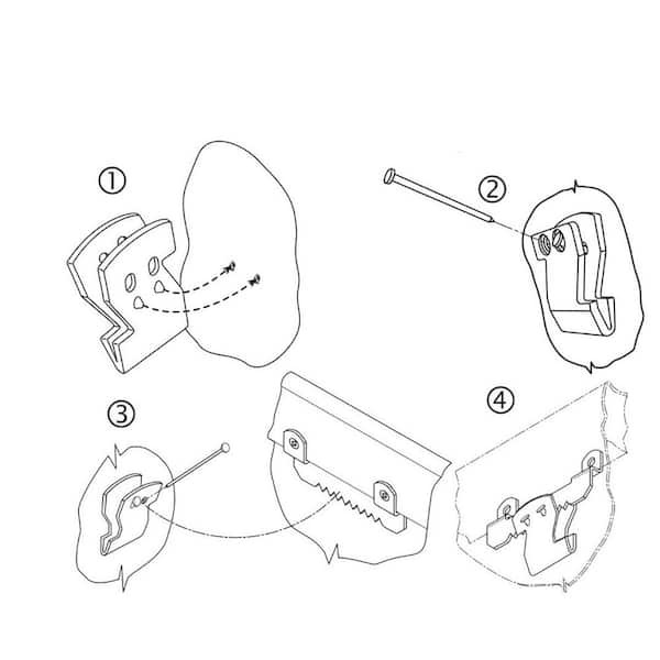 Canvas Flat Mount Sawtooth Hanger