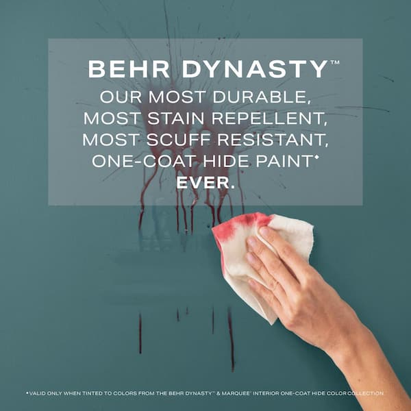 BEHR DYNASTY 8 oz. #N370-5 Incognito One-Coat Hide Eggshell Enamel  Stain-Blocking Interior Paint & Primer Sample DY61416 - The Home Depot
