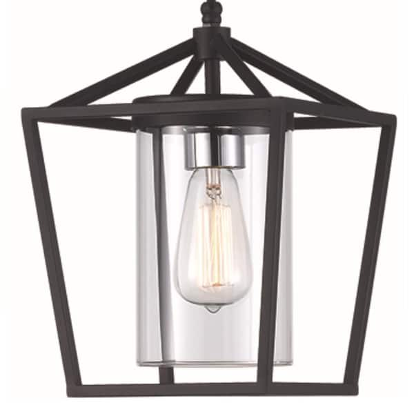 Monteaux Lighting 10-Light 10.25 ft. Black Indoor/Outdoor Plug-In  Integrated LED Lantern String Light C7826 - The Home Depot