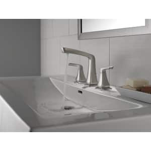 Vesna 8 in. Widespread 2-Handle Bathroom Faucet in SpotShield Brushed Nickel