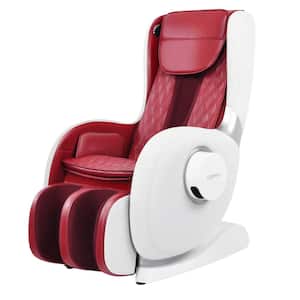 Red Full Body Zero Gravity Massage Chair Recliner with SL Track Heat Red