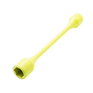 1/2 in. Drive 13/16 in. 75 ft./lb. Torque Stick Limiting Socket in Neon Yellow