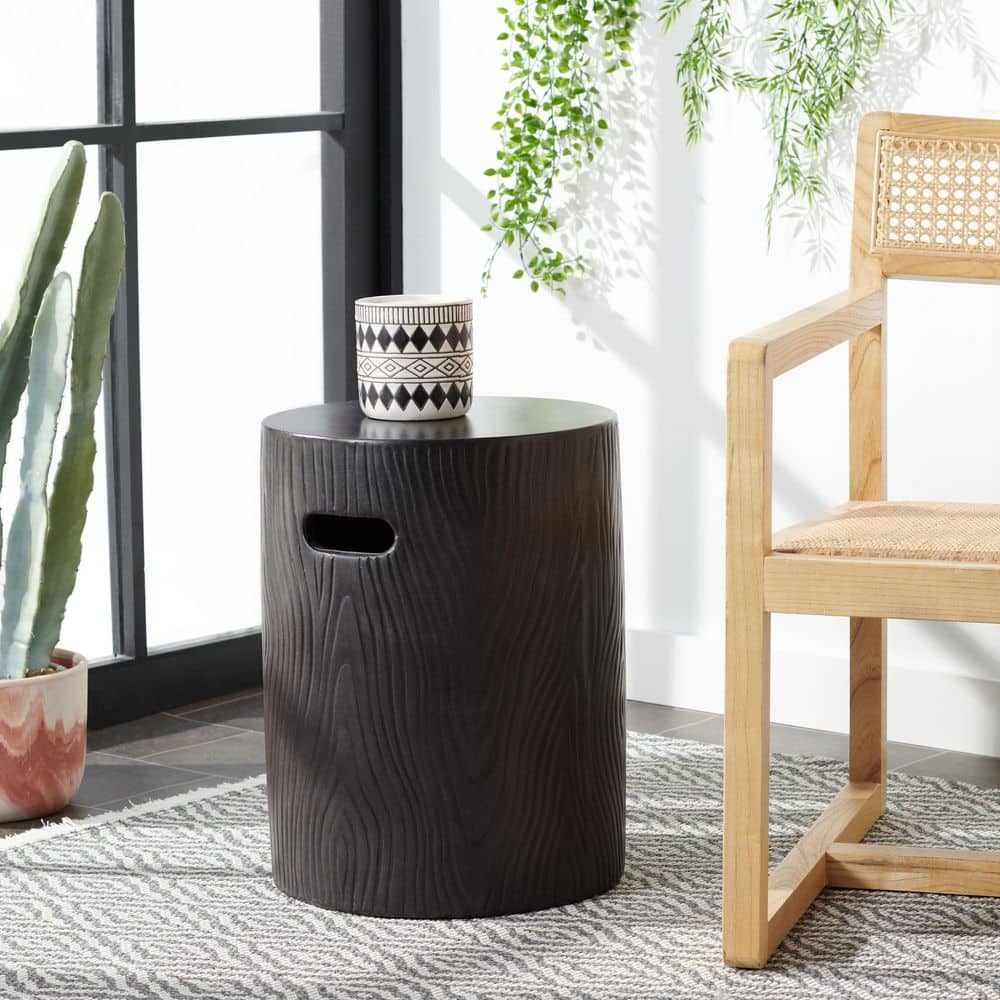 Trunk Round Concrete Outdoor Side Table price history on PriceWatchPro