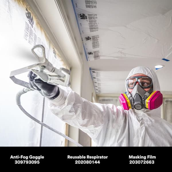 Hand-Masker 48 in. x 180 ft. x 0.4 mil Advanced Masking Film