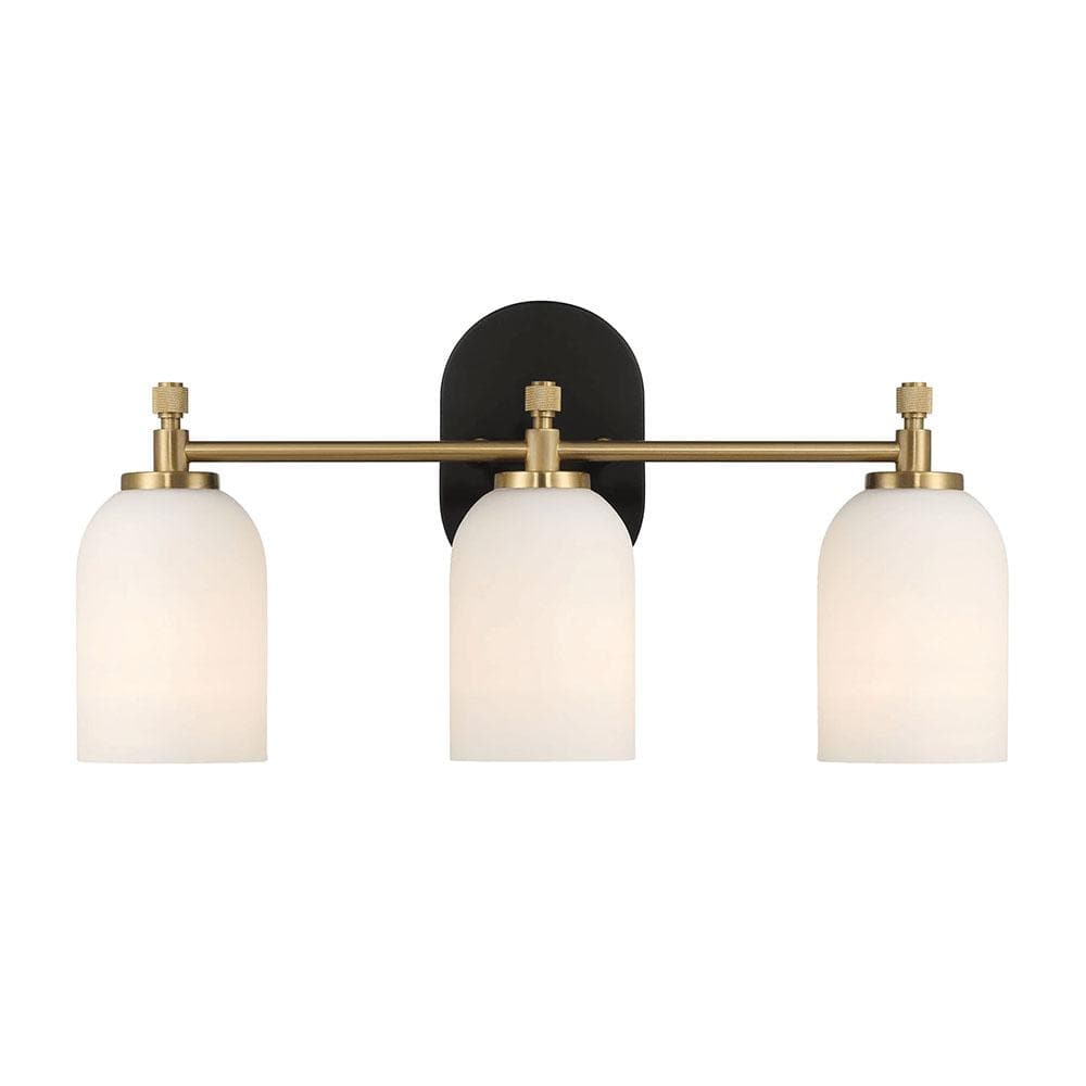 Meadows 20.5 in. 3-Light Brushed Integrated LED Vanity Light, Golden price history on PriceWatchPro