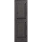 Builders Edge 14.75 In. X 51 In. Raised Panel Vinyl Exterior Shutters ...