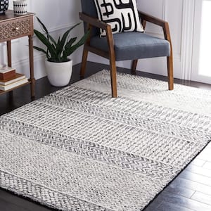 Glamour Charcoal/Ivory 8 ft. x 10 ft. Geometric Area Rug