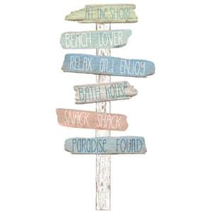 39 in. x 34.5 in. Beach Bound Wall Decal