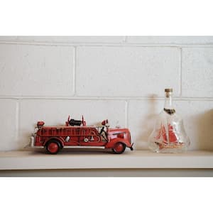 Victoria c1938 Ford Red Fire Engine Sculpture