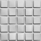 Falkirk Fifer 20 in. x 20 in. Paintable Off White Geometric Cubes Fiber Decorative Wall Paneling (5-Pack)