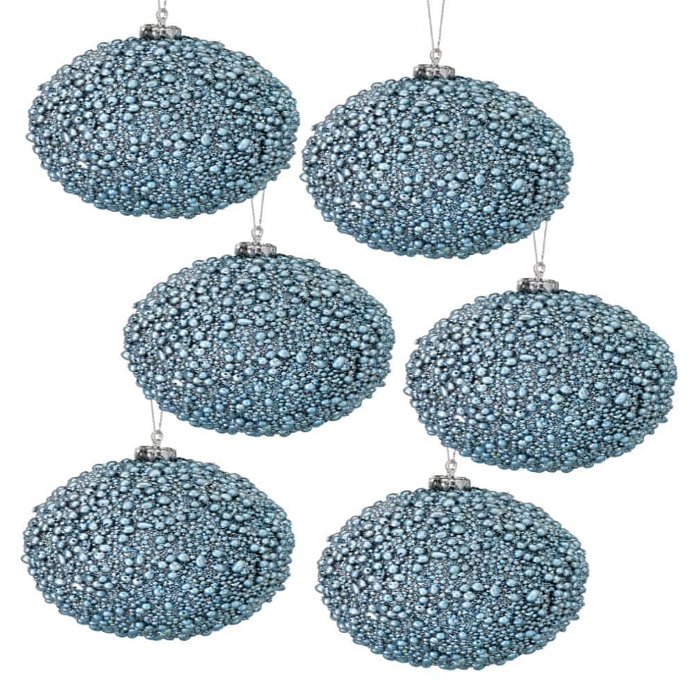 "4"" Glitter/Metalic Mini  Bead Ball Ornament""" price history on PriceWatchPro