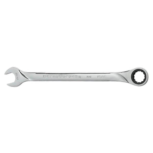 GEARWRENCH 15/16 in. SAE 72-Tooth XL Combination Ratcheting Wrench