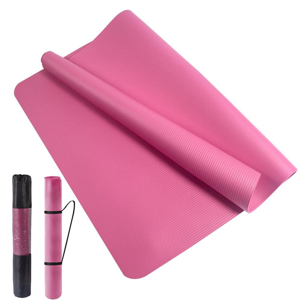 Yoga Mat - Dusty Pink - Non-Slip Exercise Mat for Yoga & Fitness