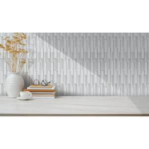 Falkirk Jura III 1/4 in. x 28 in. x 28 in. Peel & Stick Off-White Faux Brick PE Foam Decorative Wall Paneling (10-Pack)