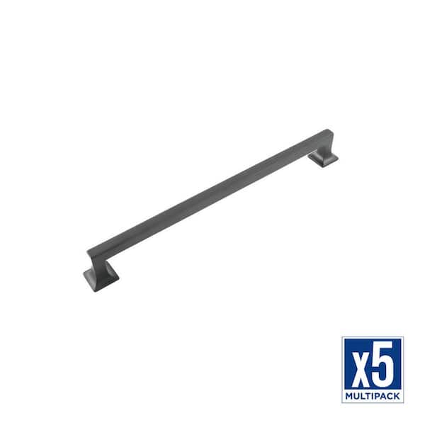 HICKORY HARDWARE Studio 12 in. (305 mm) Matte Black Pull (5